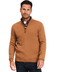 Cashmere 1/4 Zip Sweater-50% OFF