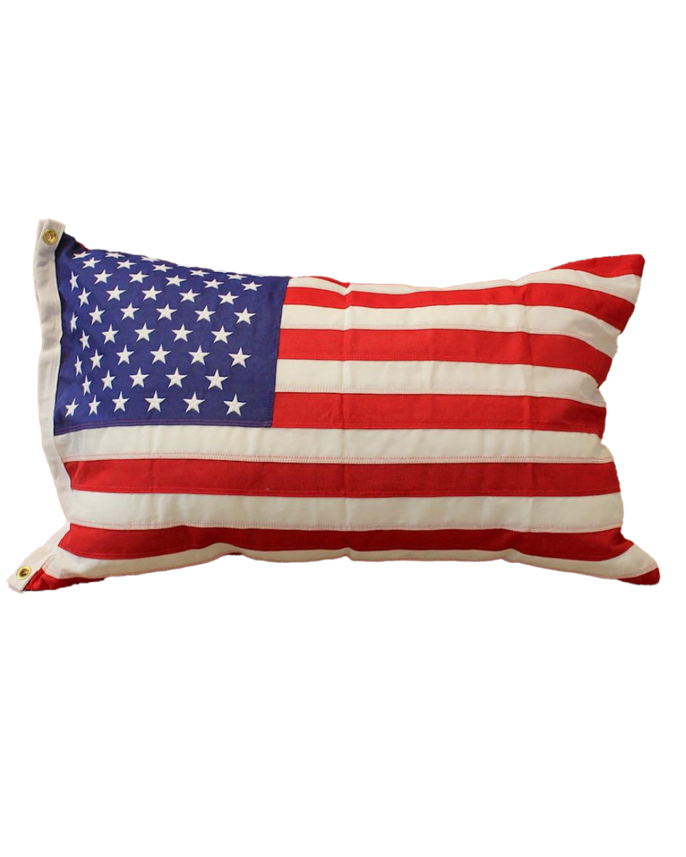 Large American Flag Pillow