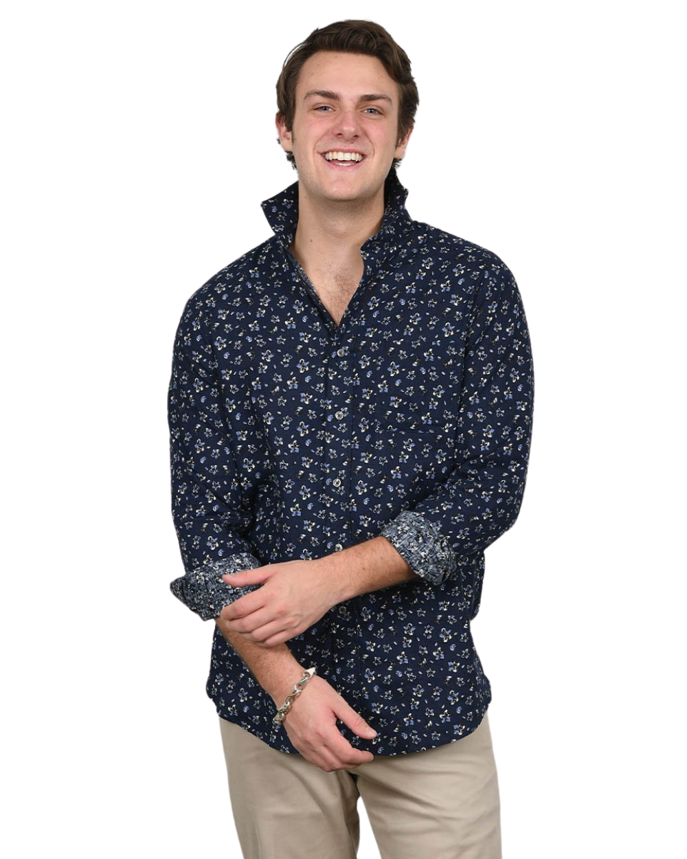 Mettlers Long Sleeve Cotton Shirt Floral
