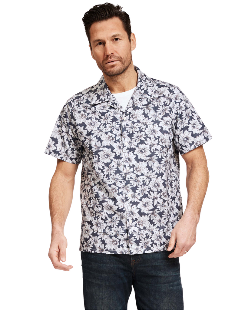 Vintage Floral Camp Shirt